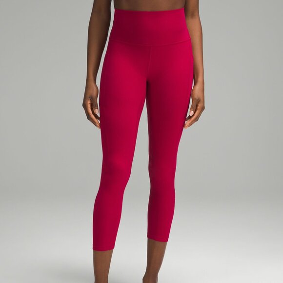 Lululemon Align High Rise Pants with Pockets, 25" Length, Ruby Red - Picture 1 of 8